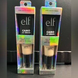 2 e.l.f. Camo CC Cream Semi-Matte Finish - SPF 30 - 1oz each.